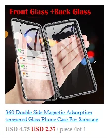 Магнитная Адсорбция металлический чехол для samsung Galaxy S10E S8 S9 S10 плюс S7 край A7 A8 A9 J4 J6 плюс Note 8 9 M20 M10 A30 A50