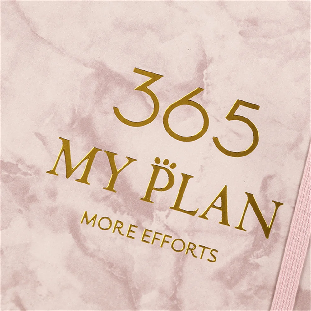 Marble Pattern A5 2022 Schedule Notebook Office 365 Days Management Plan Calendar Notepad Stationery Planner School Agenda Book |