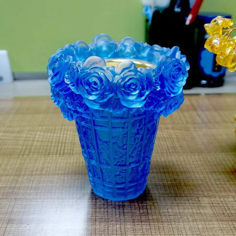 

Цветок Liuli, курильница, хрустальная лампа, 2021 арабский держатель для благовоний, красивый домашний декор, конусная кадильница.