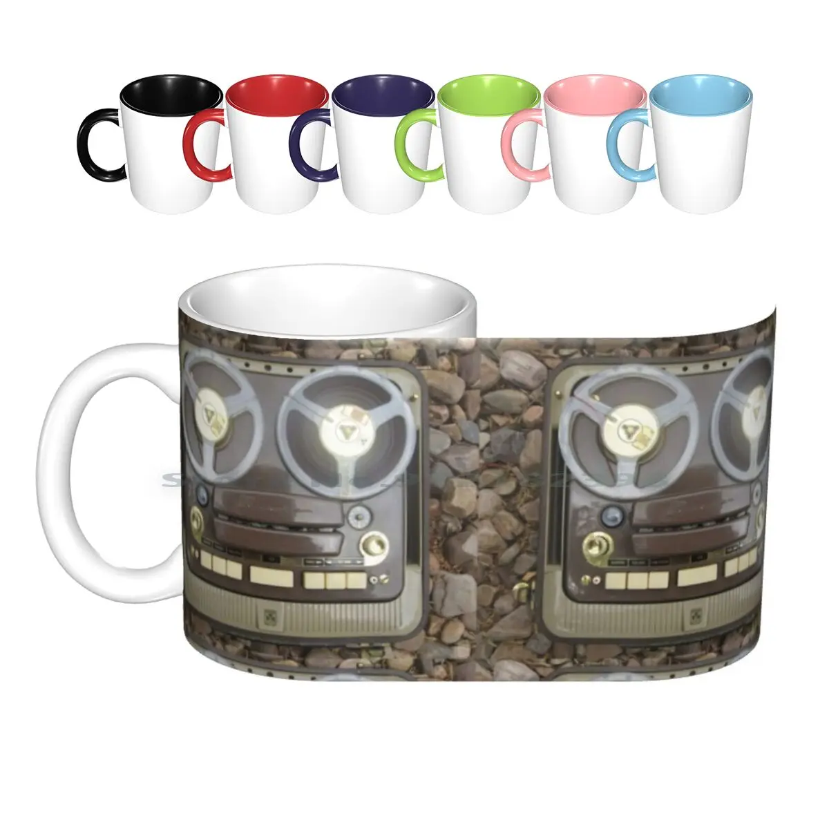 Ceramic Mugs Coffee Cups Milk Tea Mug Technical Tape Recorders Radios Grundig Sound