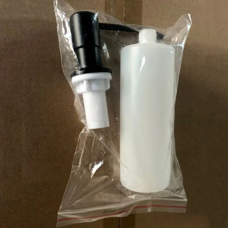 

1Set 300ML Liquid Soap Dispenser Stainless Steel Kitchen Sink Soap Dispenser Kit