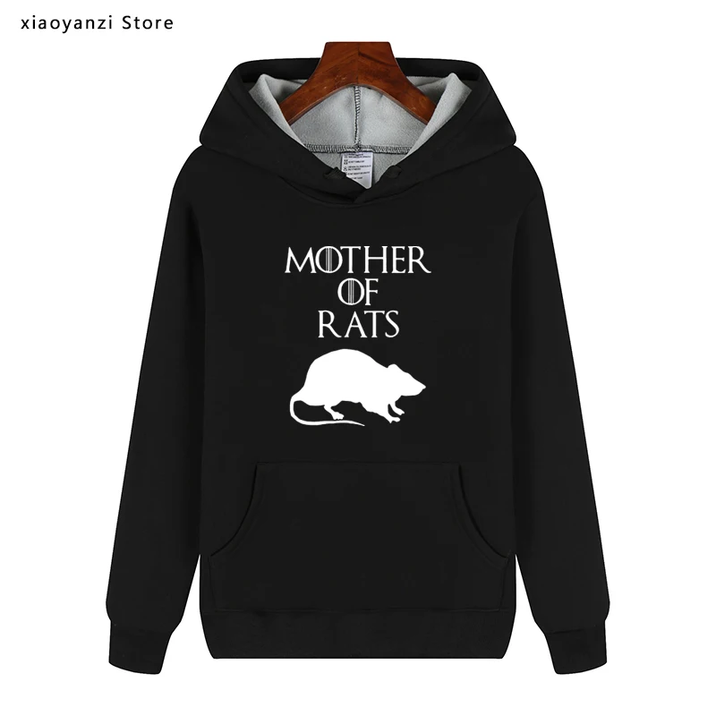 

Winter Autumn Style Funny Mother of Rats Men Streetwear Casual Hoodies Print Cotton Hip Hop Casual Sweatshirt Plus Size Pullover