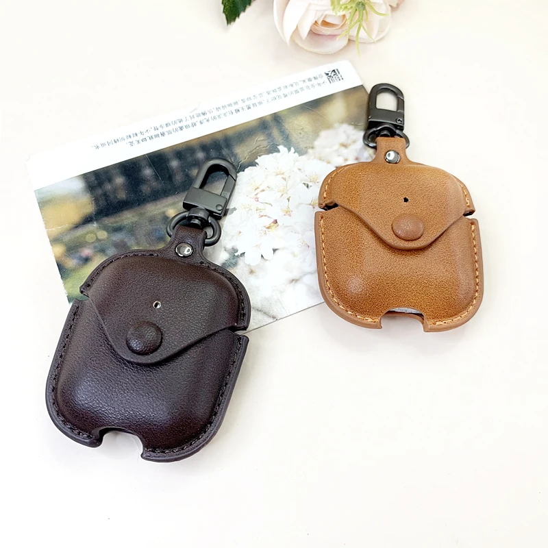 Наушники в стиле ретро Чехол ударопрочный защитный чехол с брелком для Airpods