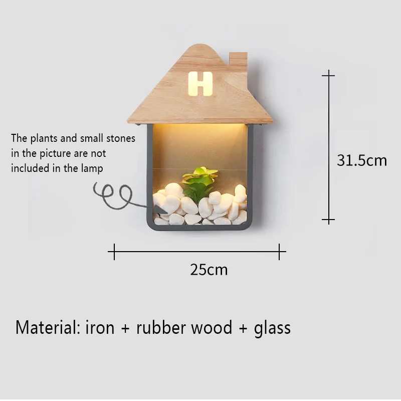 

Nordic LED Wood Iron Wall Lamp Lights For Home Cold/warm light Bedroom Living Room Bedside Home Decor Cabin Wall Sconce Lamps