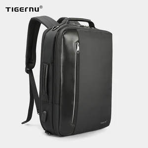 Tigernu портфель водоотталкивающая 4 в 1 Бизнес Рюкзак 15,6 дюймов Для мужчин многофункциональный USB зарядки ноутбука рюкзак мужской моды рюкзак