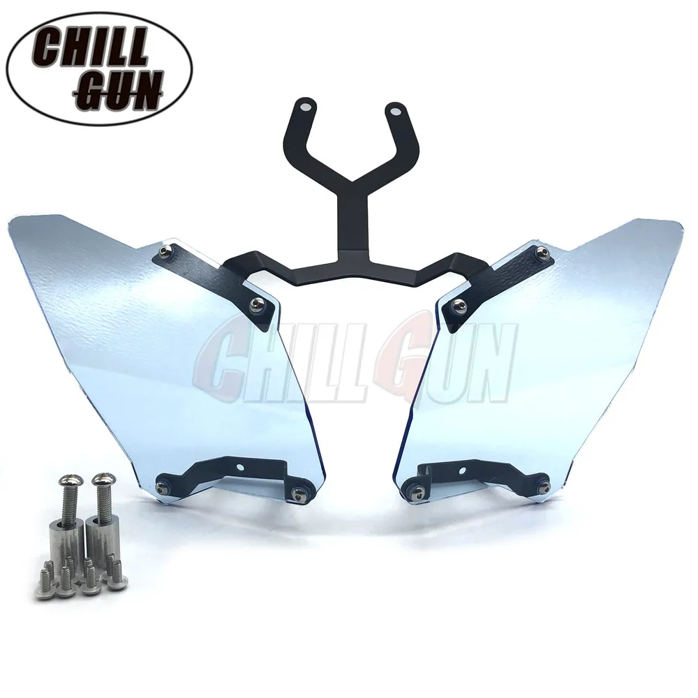 Защитная накладка на фару Headlight Protector Screen Protective Cover Headlamp Shield For YAMAHA MT-09 TRACER MT09 GT 2018 2019 2020 Tracer900.