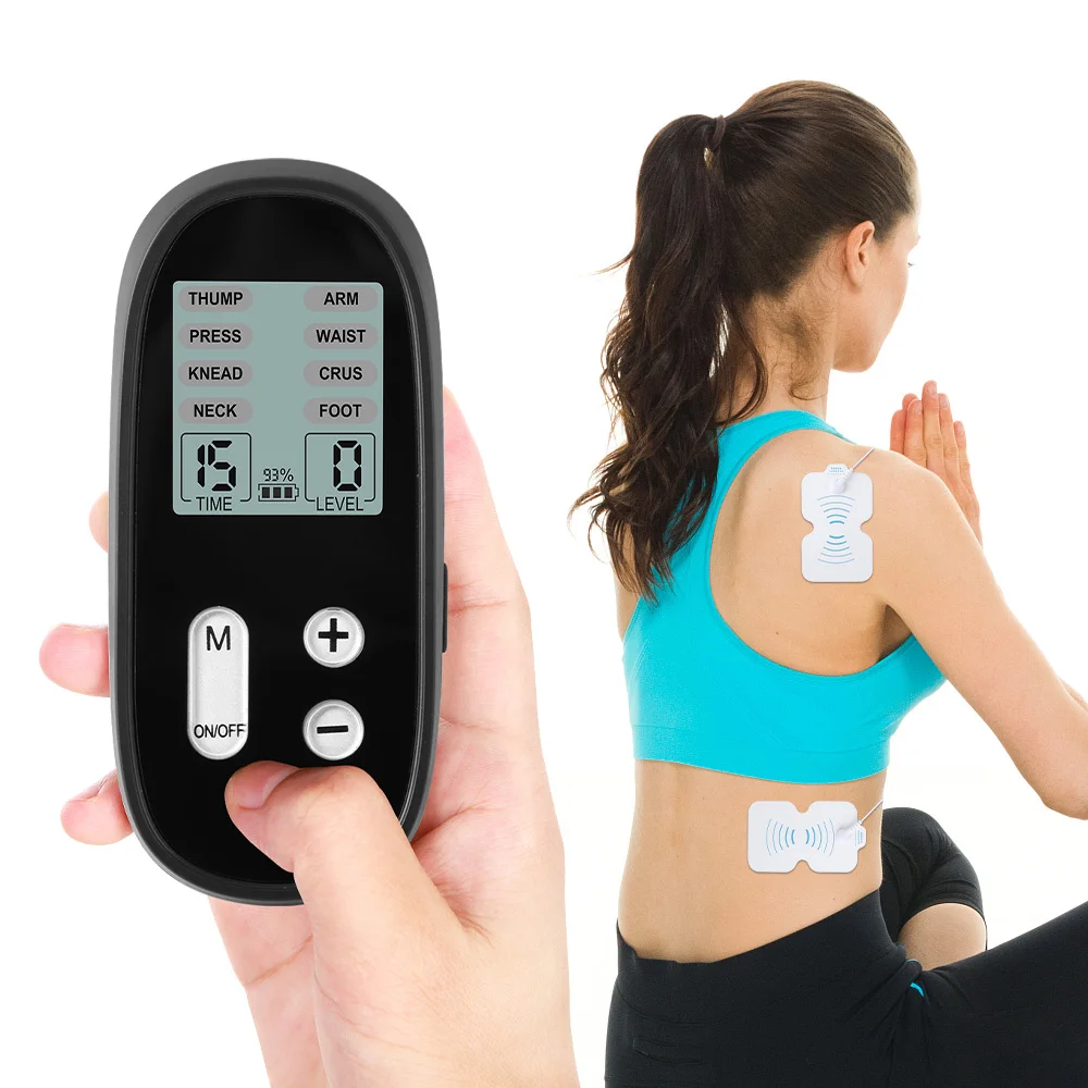 

Portable Body Massager Tens Machine Physiotherapy Acupuncture EMS Muscle Stimulator Electric Digital Therapy Massage Droshipping