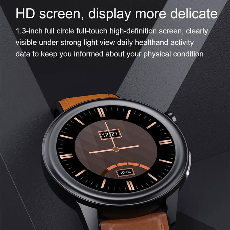 

E80 Smart Watch Body Temperature Blood Pressure Blood Oxygen Heart Rate Health Monitoring Waterproof Sport Smart Wristband Watch