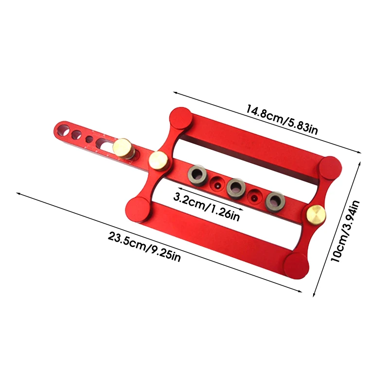 

Pocket Hole Jig Kit 6/8/10mm Drill Bit Self Centering Doweling Jig DIY Woodworking Locator Drill Guide Set Tool For Carpentry