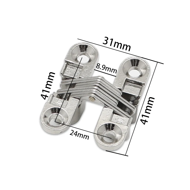 4 шт. мебельные петли Скрытая шарнир кабинет со скрытым Невидимый дверной для