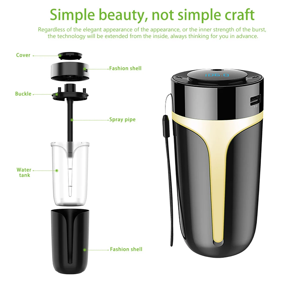 Bluetooth fm передатчик 300 мл Автомобильный увлажнитель воздуха FM модулятор Handsfree для