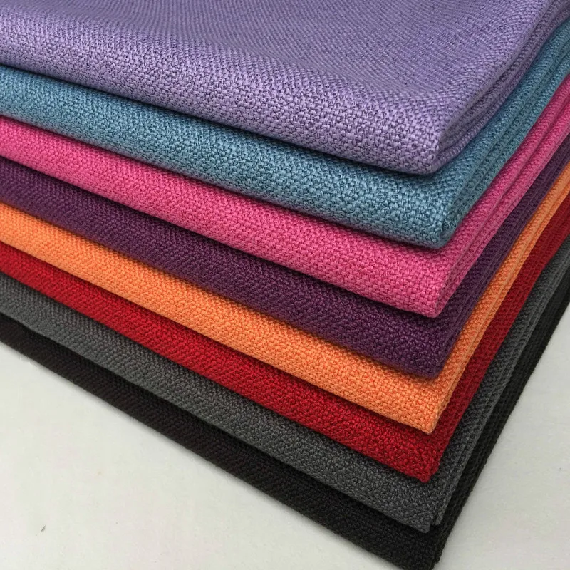 Ширина 58 &quotтолстая хлопчатобумажная ткань для обивки дивана двора однотонная