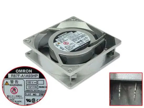 

OMRON R87F-A1A93HP AC 100V 13W 11W 92x92x25mm вентилятор охлаждения сервера