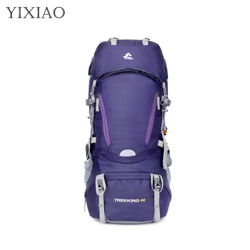 

YIXIAO 60L Waterproof Large Capacity Hiking Camping Backpack Outdoor Travel Trekking Climbing Mountaineer Rucksack