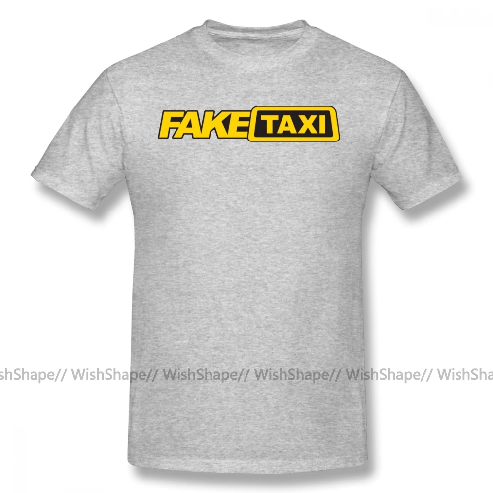 Fake Taxi, Мужская футболка с буквенным принтом, летняя забавная футболка, Мужская футболка с коротким рукавом, больше размера d, Большие футболки размера плюс