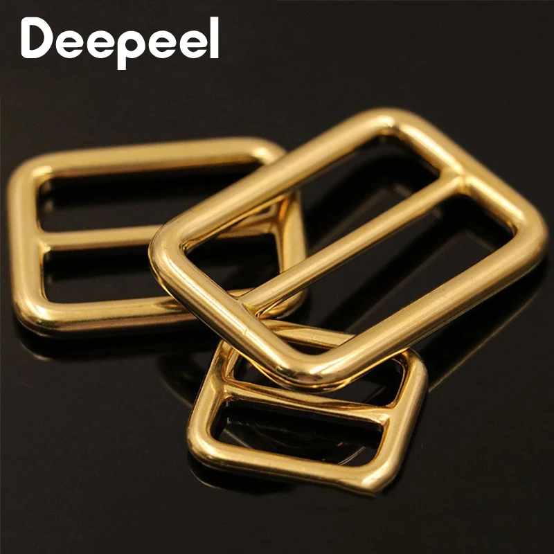 2 шт. твердой латуни квадратной металлической пряжкой ремень рюкзака Собака