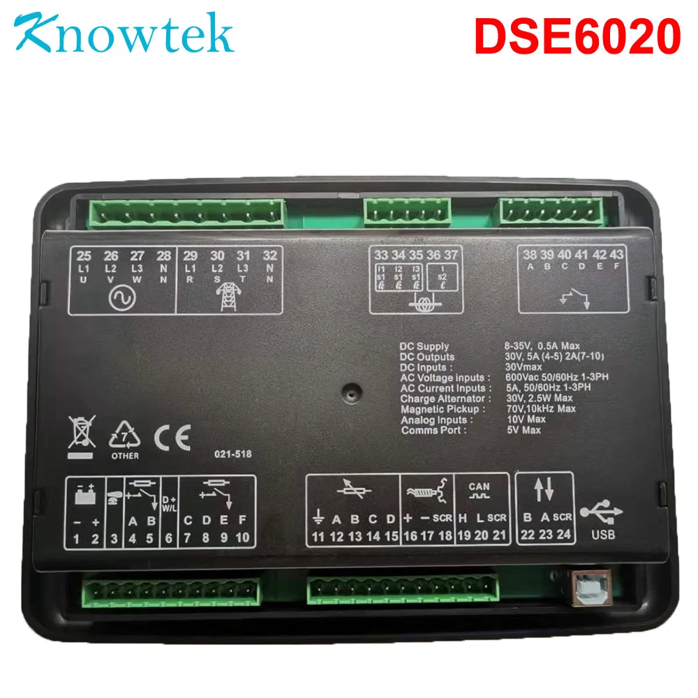 Автоматический контроллер АВФ DSE6020 замена оригинального DSE 6020 MK2 DSE6020MK2 для генератор genset