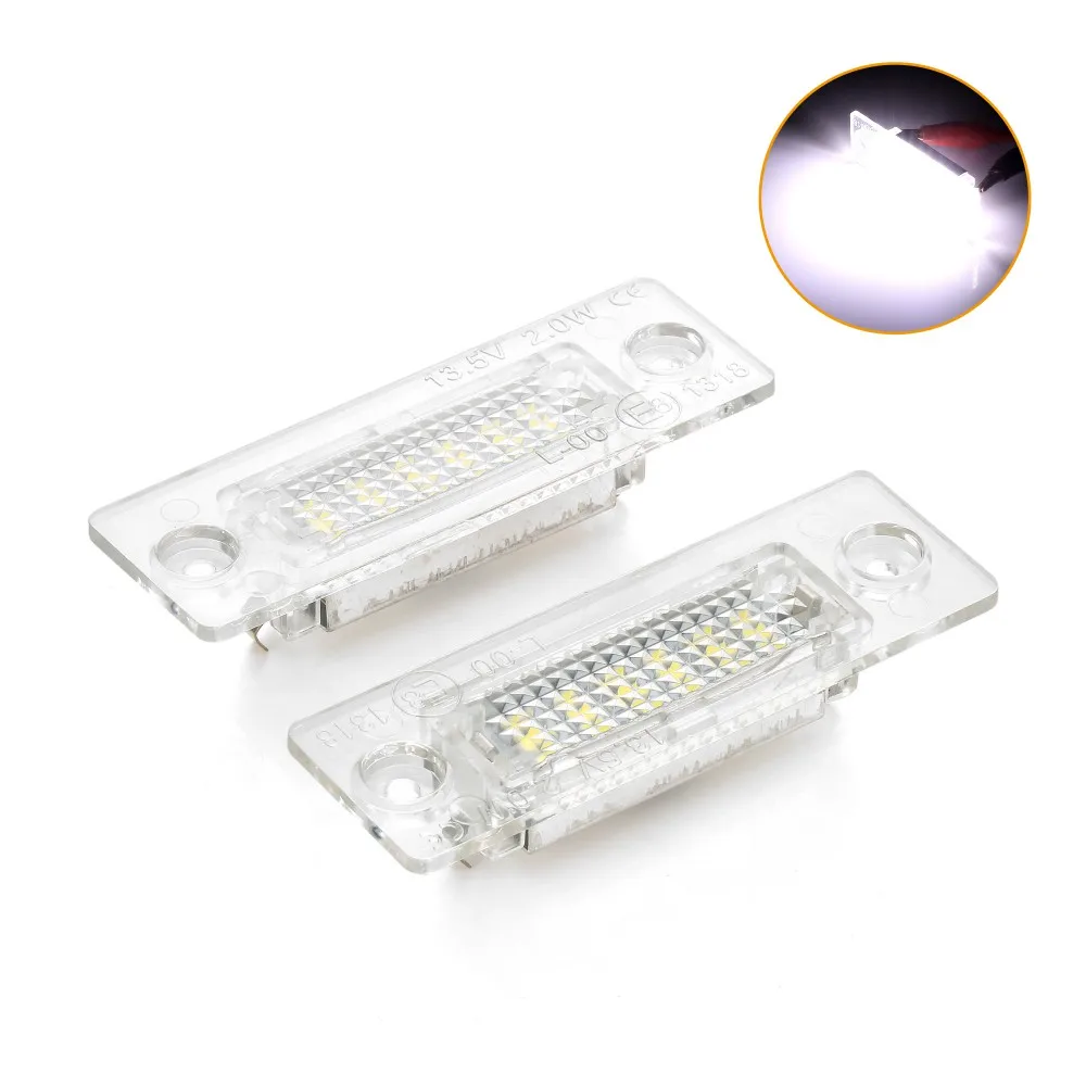 2 шт. Led номерной знак Светильник лампы ошибок лампа для VW T5 Touran Passat B6 5D Jetta конфеты
