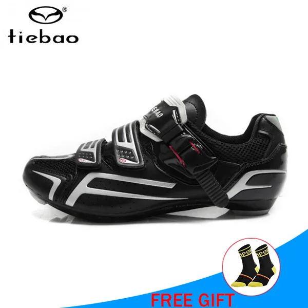 black shoes TIEBAO/велосипедная обувь; дорожные кроссовки; zapatillas superstar; мужские и женские кроссовки для велоспорта; спортивная обувь; zapatilla; обувь для езды на велосипеде - Цвет: black shoes
