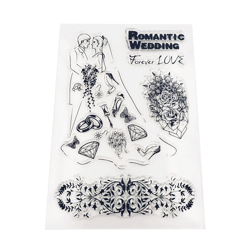 Горячая Распродажа прозрачные штампы для ключей/силиконовые уплотнения