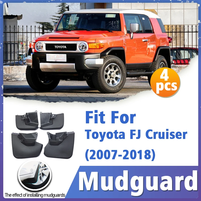 Брызговики для Toyota FJ Cruiser 2007-2018 передние и задние брызговики автомобильные