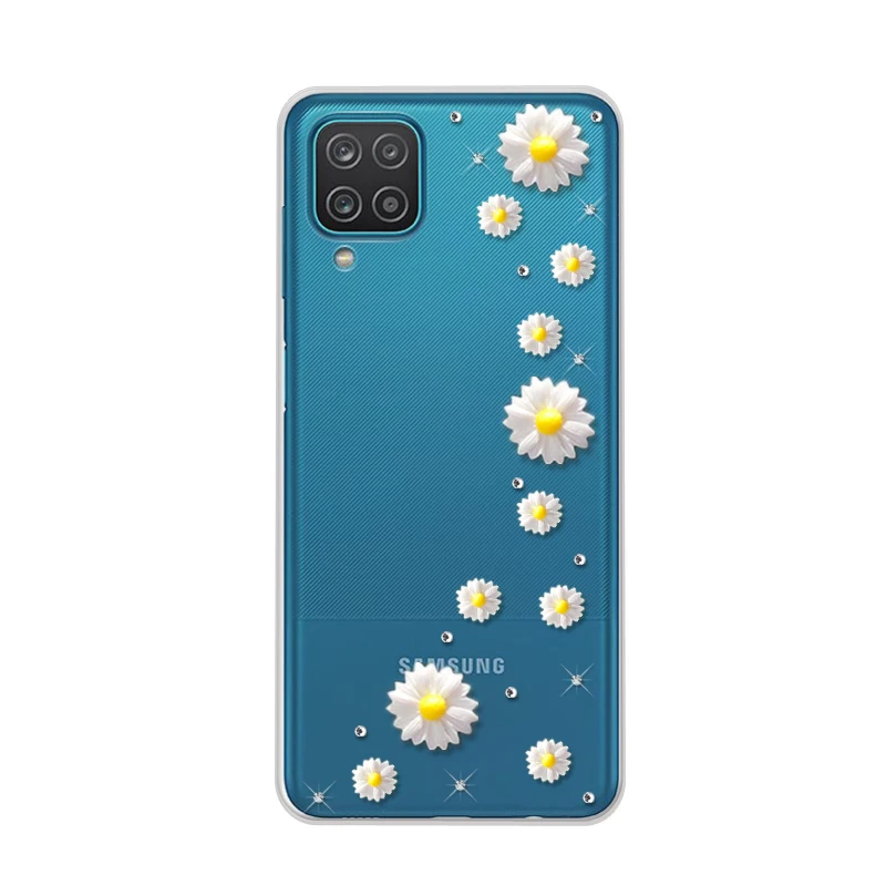 

For Samsung Galaxy A12 Case Phone Cover Transparent Silicon Back Cases For Samsung A12 Case 2019 Fashion Bumper A 12 6.5" Coque