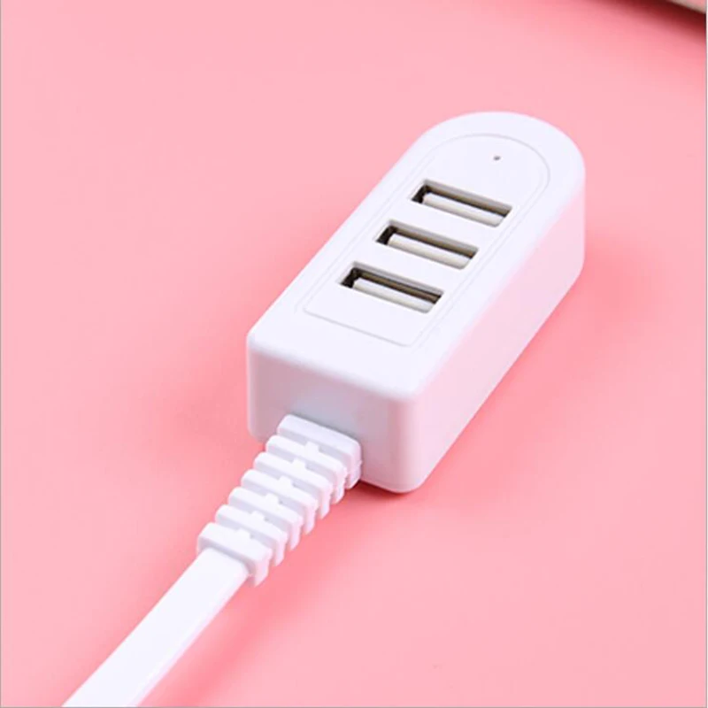 Высокоскоростной 3 порта USB 2,0 концентратор удлинитель разветвитель для ноутбука ПК Компьютерное зарядное устройство Прямая поставка