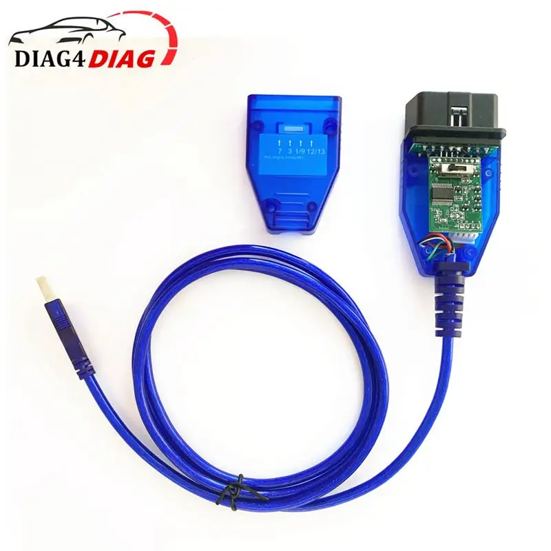 

USB Interface Obd2 Diagnostic Cable OBD2 Scanner FTDI FT232RL FT232RQ Cheapest CH340 Chip with 4 Way Switch for VAG 409 KKL