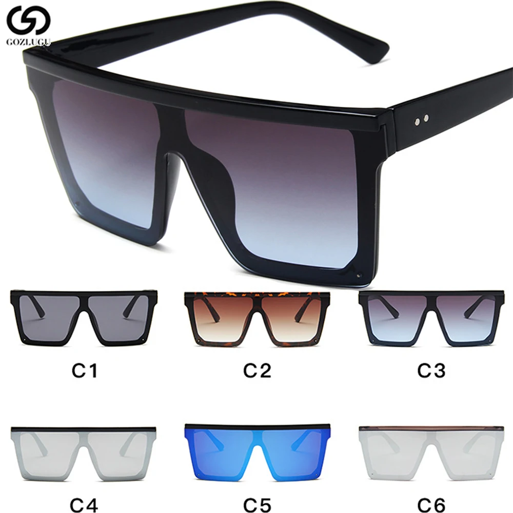 Большие Квадратные Солнцезащитные очки женские индивидуальные модные