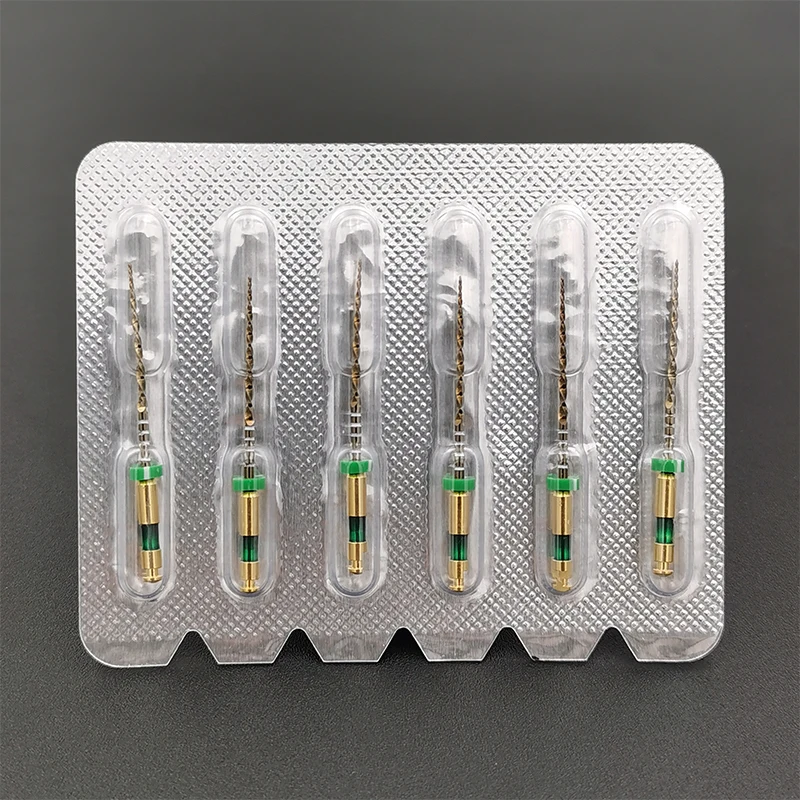 Dental Reciprocational Primary Wave Gold Files 6pcs/pack One Files Rotary Dental Endo NITI Rotary File Endodontic Dentistry