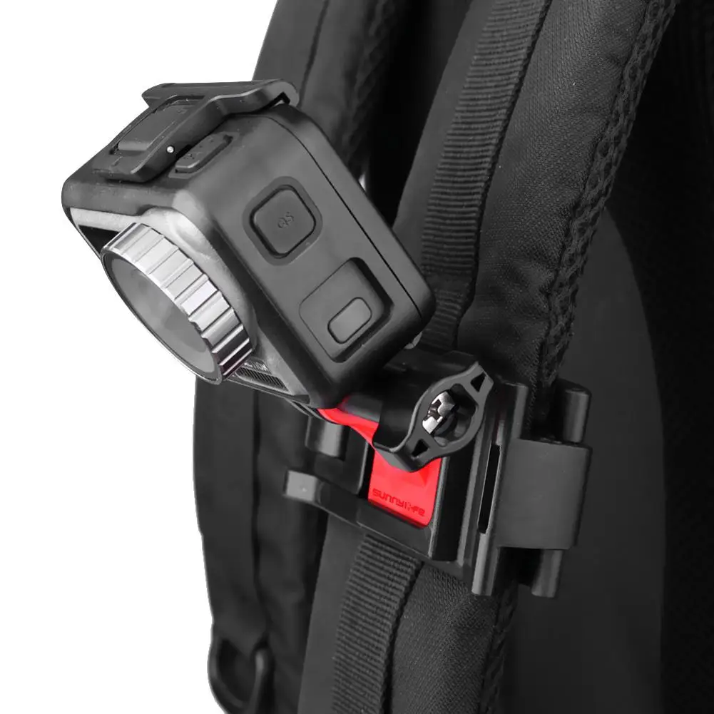

Yiwa Universal Backpack Clamp Adjustable Clip Mount Knapsack Belt Camera Holder for GoPro Osmo Action Camera Accessories r40