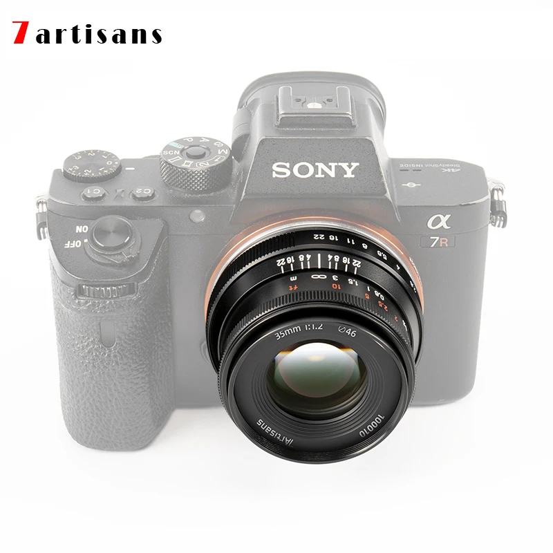 7artisans 35 мм F1.2II объектив с фиксированным фокусным расстоянием для Sony E