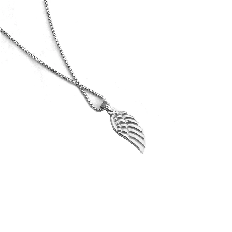 Цепочка из нержавеющей стали Angel wingsPendant, колье, ожерелье, ожерелье, колье, женское ювелирное изделие, панк, хип-хоп цепочка, ожерелье ангела