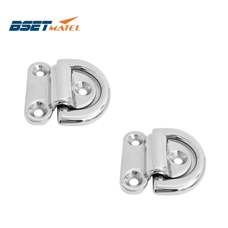 2 шт. зеркальная полировка морской марки 316 из нержавеющей стали складная