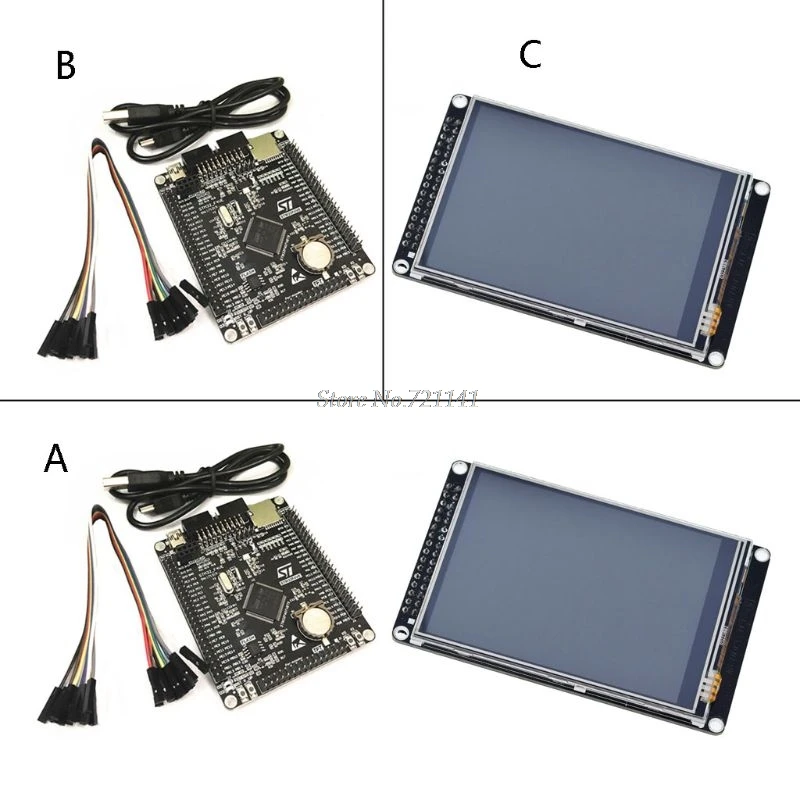 Плата разработки STM32F407VET6 минимальная система обучения STM32 системная плата ARM + 3 2