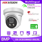 Hikvision AcuSens DS-2CD2386G2-ISUSL IP-камера с активным стробоскопом 8MP WDR двухстороннее аудио POE цветная веб-камера ночного видения