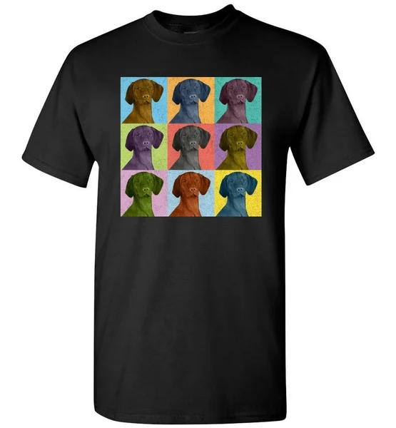 

Vizsla Pop-Art Vintage-Style T-Shirt Tee, Men Women Youth Tank Long
