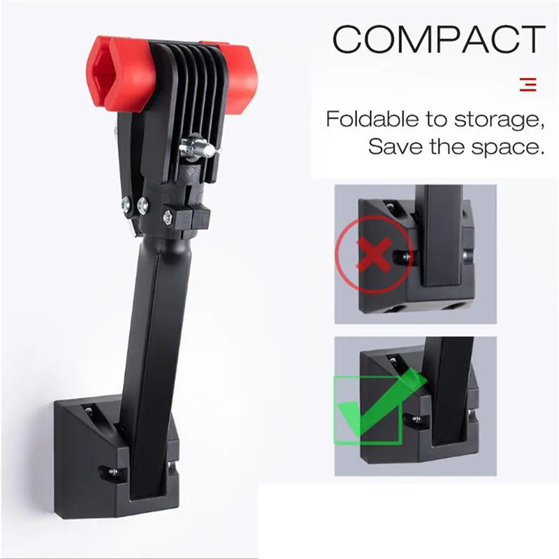 

1PCS Heavy Duty Wall Mount for Road Bike Storage Mechanical Repair MTB Bicycle Holder Stand Clamp Work Bracket 20KG Load