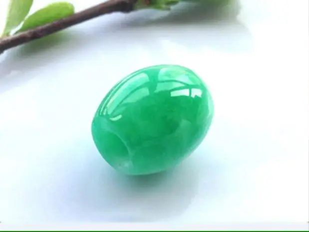 100% натуральный зеленый нефритовый бисер кулон ожерелье для женщин ювелирные