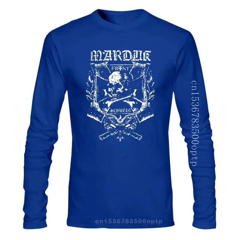 

New MARDUK 'Frontschwein Shield' T-SHIRT - Nuevo y Oficial Men Short Sleeves T Shirt Top Tee Basic Tops 100% Cotton