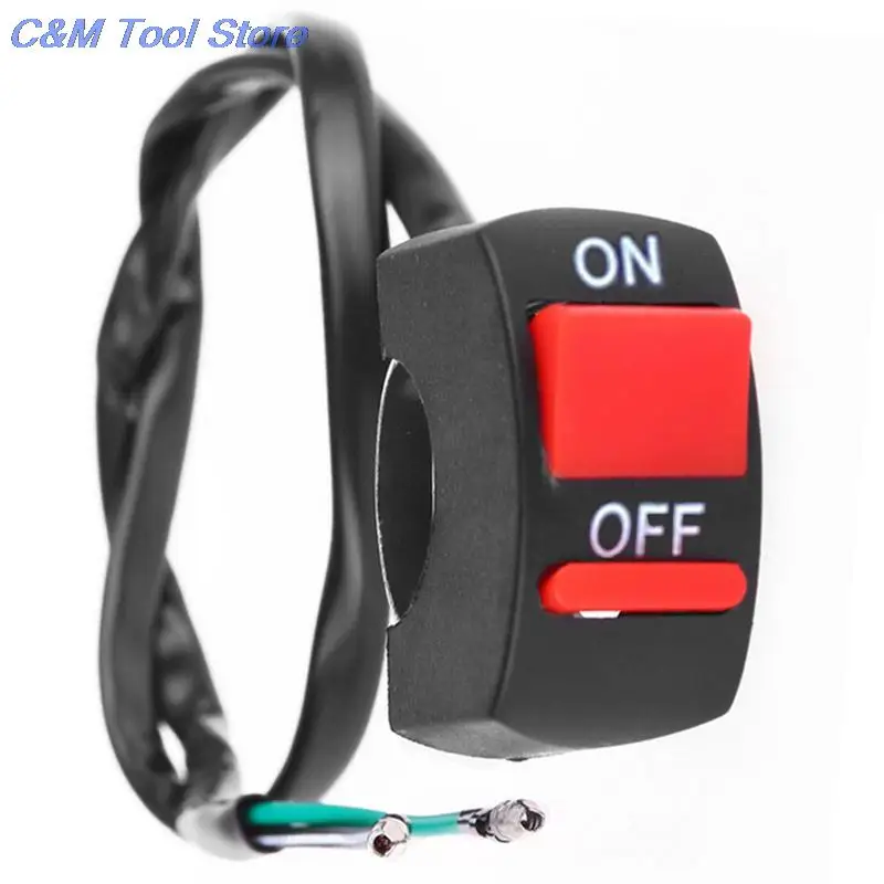 Universal Handlebar Motorcycle Switch ON-OFF Button LED Angel Eyes Light | Автомобили и мотоциклы