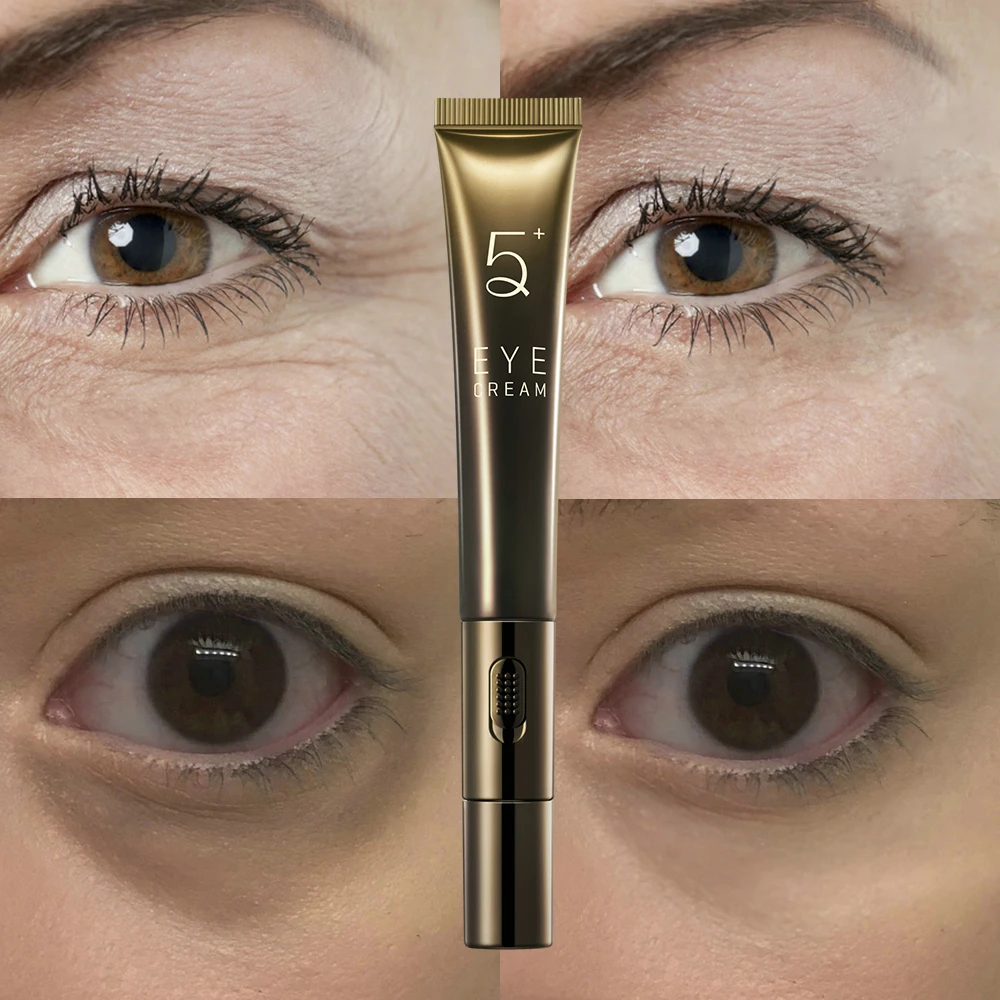 

1PC Electric Massager Eye Cream Collagen Anti Wrinkle Tight Repair Serum Face Dark Circles Remover Ageless Skin Care