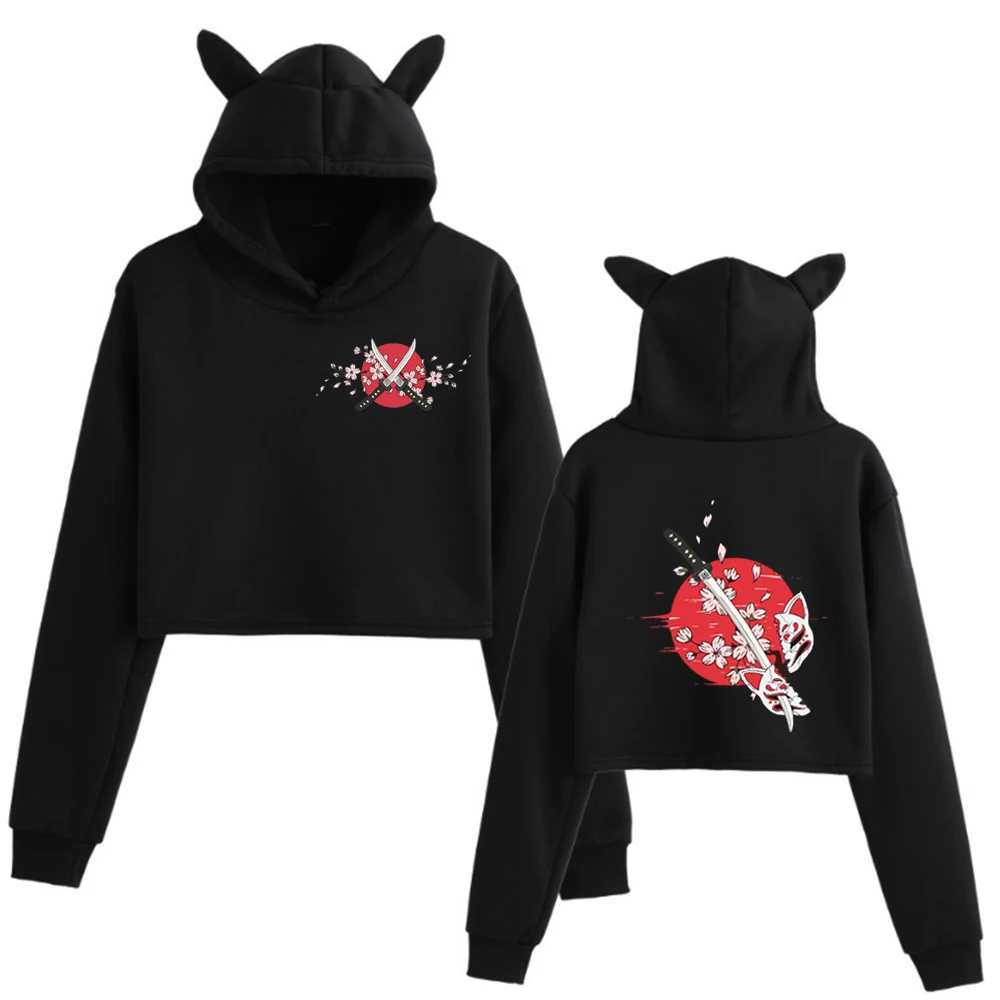 

Japanese style priting sweatshirt kawaii hoodie for woman