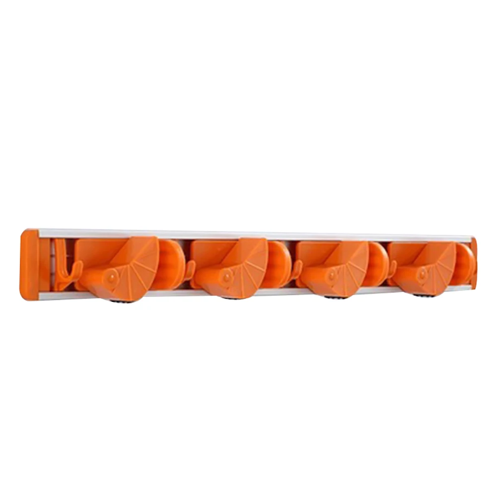 Free Punching Mop Storage Space Magic Wall Aluminum Rack Balcony Hanging Mount Card Holder Clip DC120 | Дом и сад