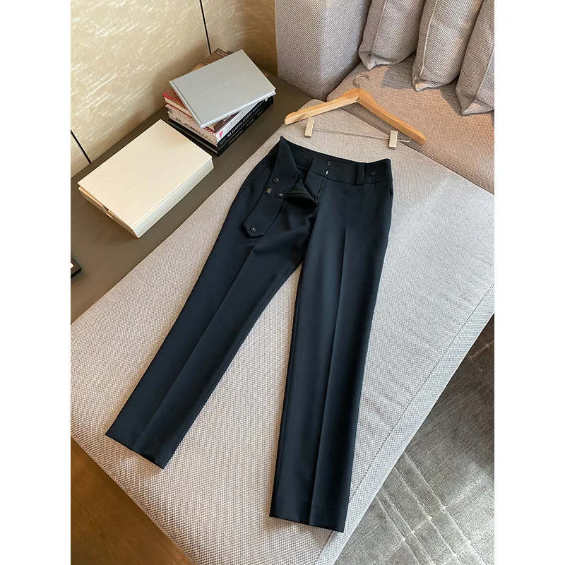 

Модные женские брюки до щиколотки, Новинка весна-осень 2021, женские прямые брюки