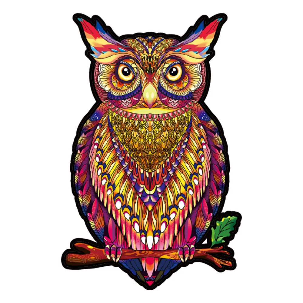 

Wooden Puzzle For Adults Children DIY Wooden Puzzles Each Piece Is Animal Shaped Christmas Gift Wooden Jigsaw Puzzle Dropshipper