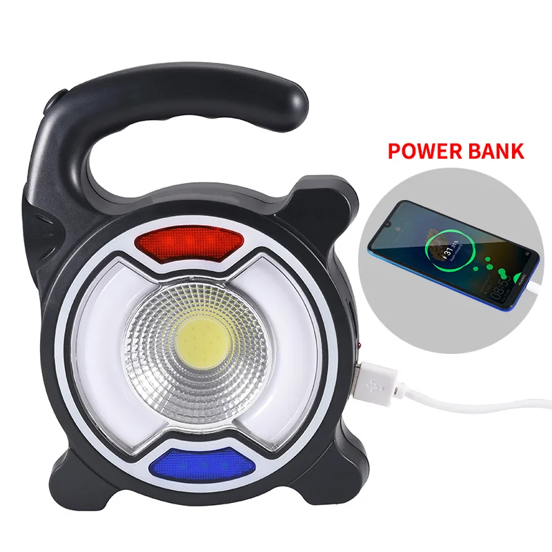 Портативный светодиодный светильник перезаряжаемый рабочий COB 4 режима