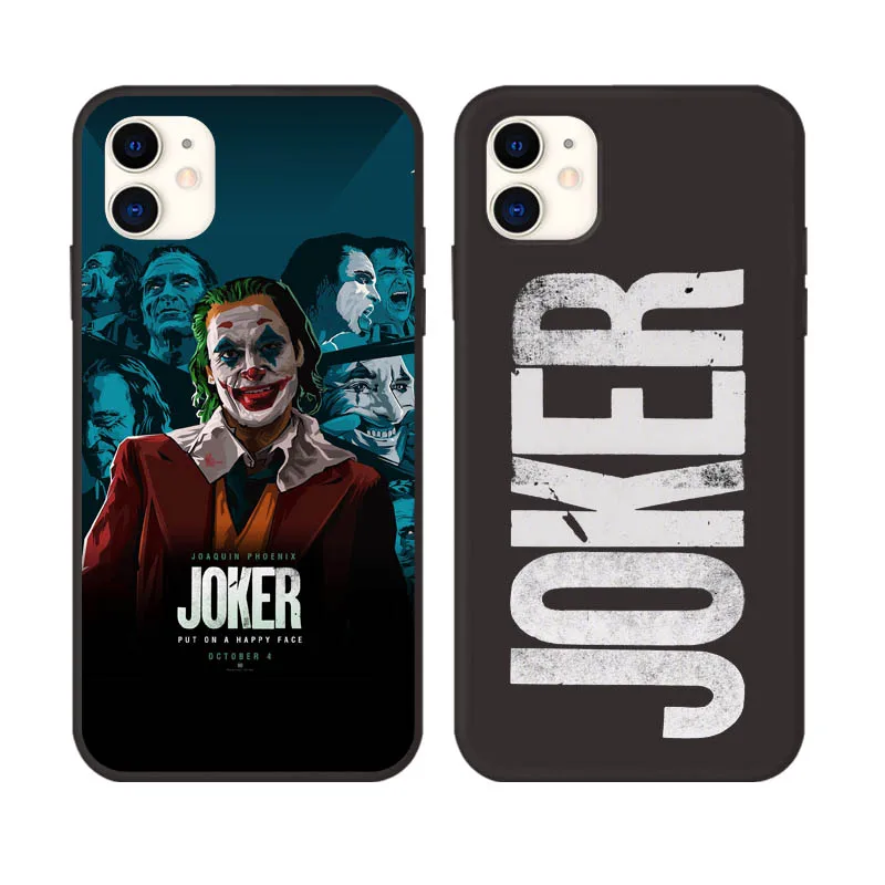 Черный Joker Joaquin Phoenix movie TPU Мягкий резиновый чехол для телефона чехол для iPhone 11 Pro Max 6 6S 7 7plus 8 8Plus X XS MAX XR