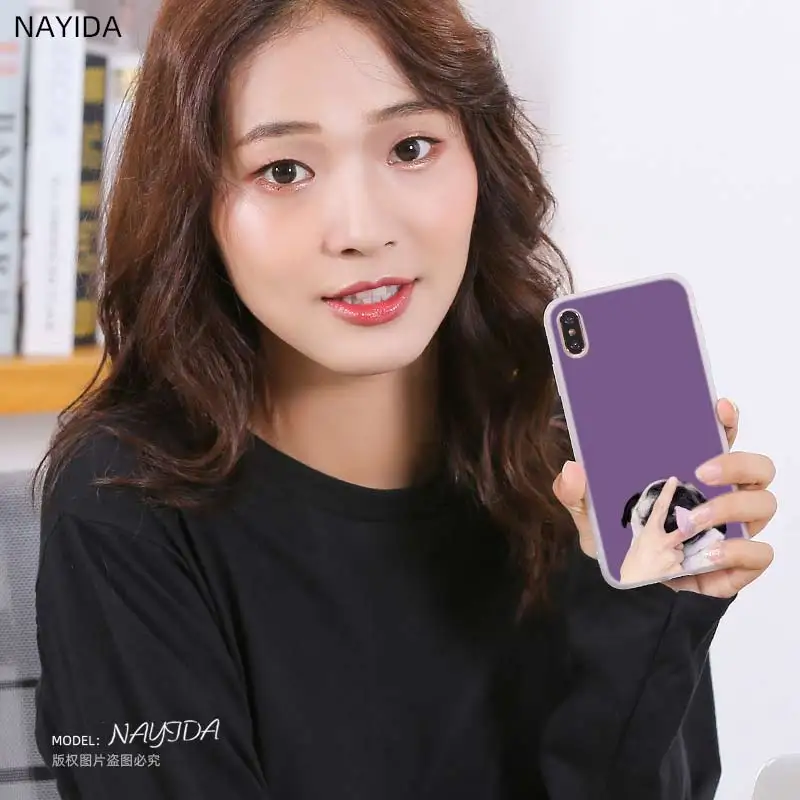 Мягкий чехол для Huawei Honor 30 20 Pro 10 9 Lite 30s 10i 9a 8a 7a X10 8x с милым Мопсом собакой |