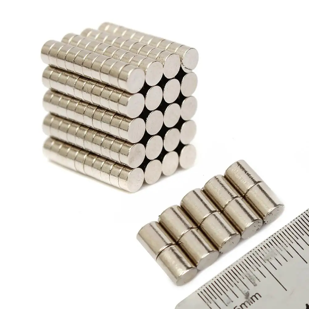 

200Pcs 3x1.5mm N35 Strong Round Cylinder Blocks Rare Earth Neodymium Magnets